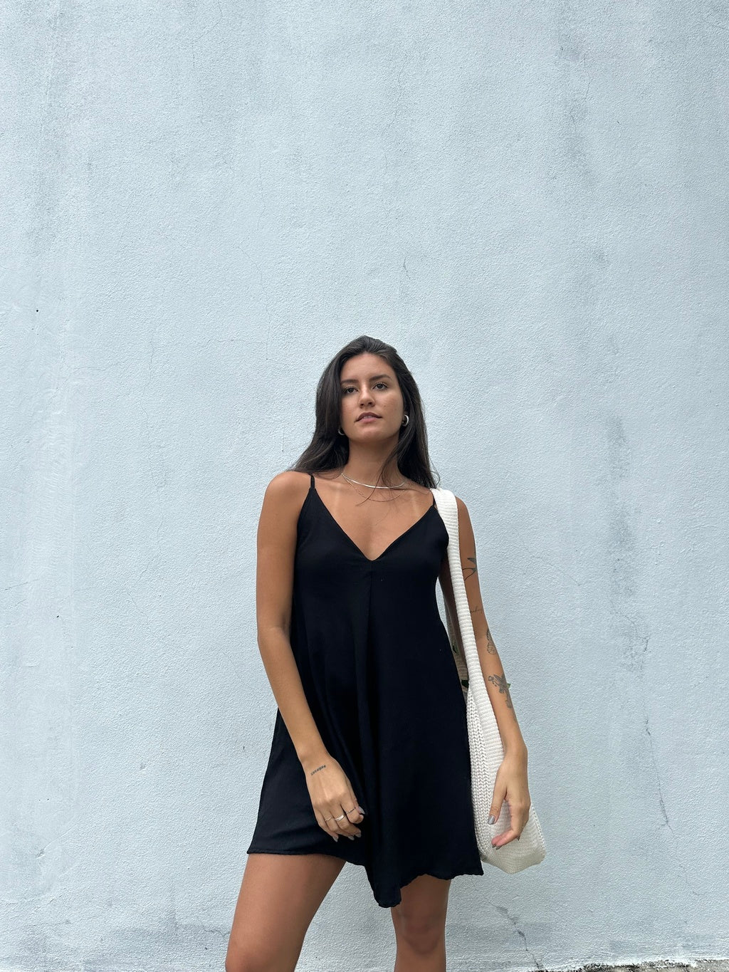 Vestido Curto Amplo