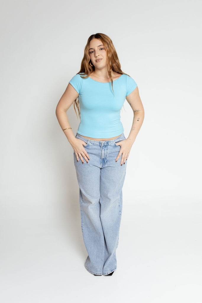Blusa de Manga Costas Abertas (CANDY COLORS)