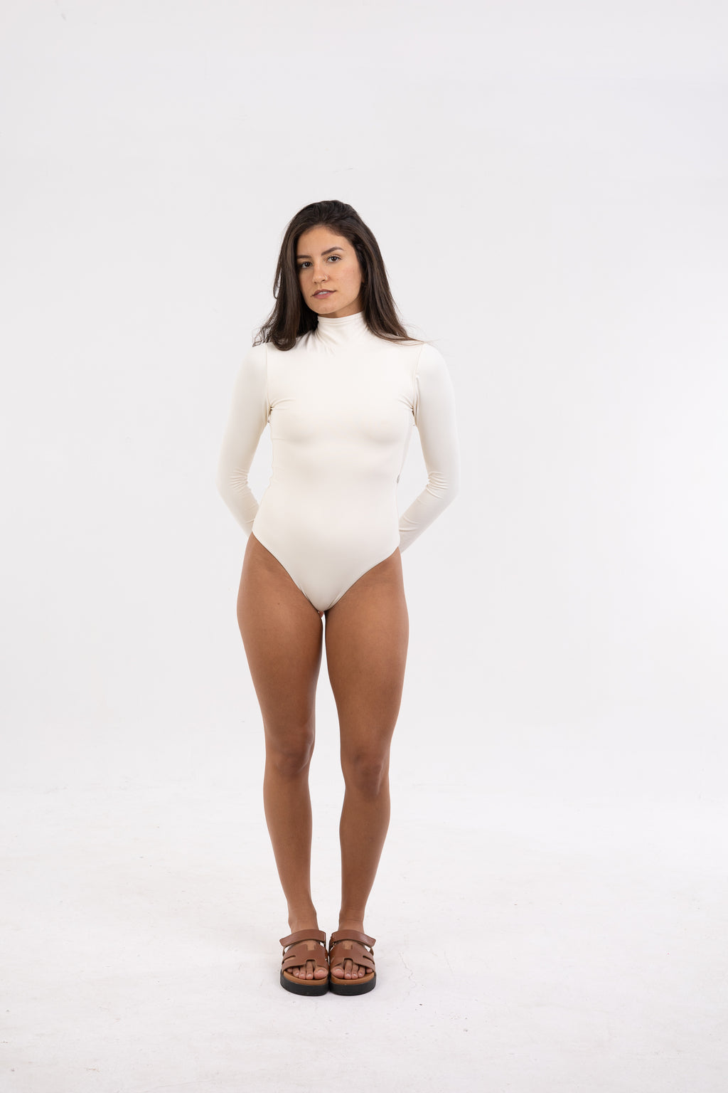 Body Gola Alta Manga Longa