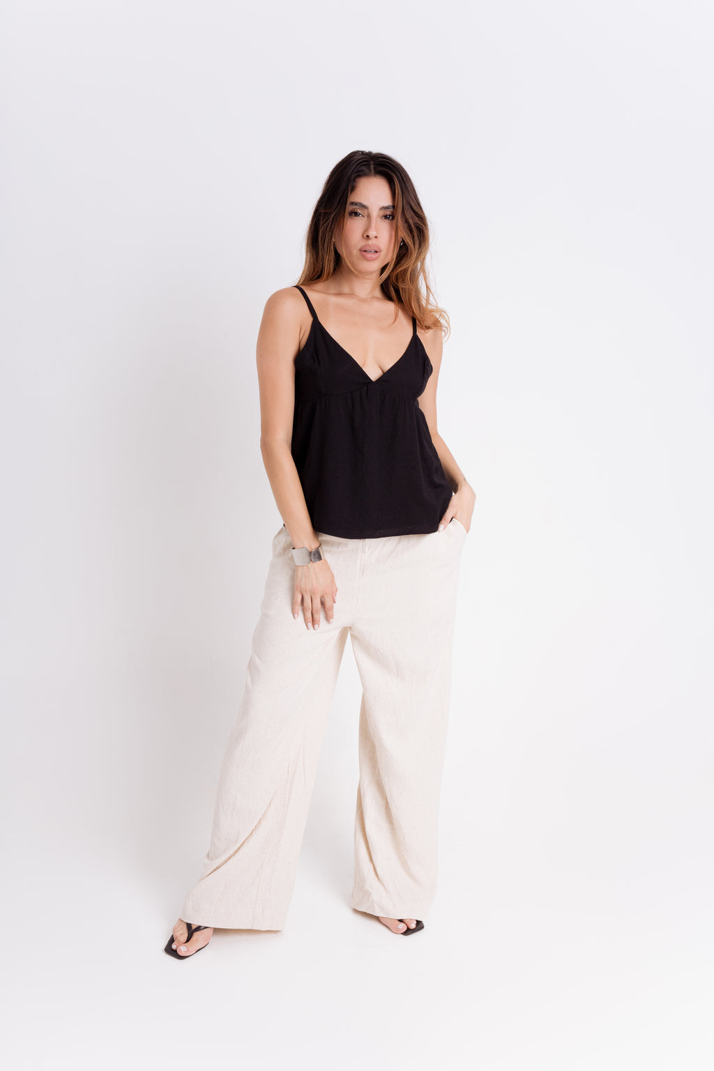 Bata Summer Decote Triângulo Viscose