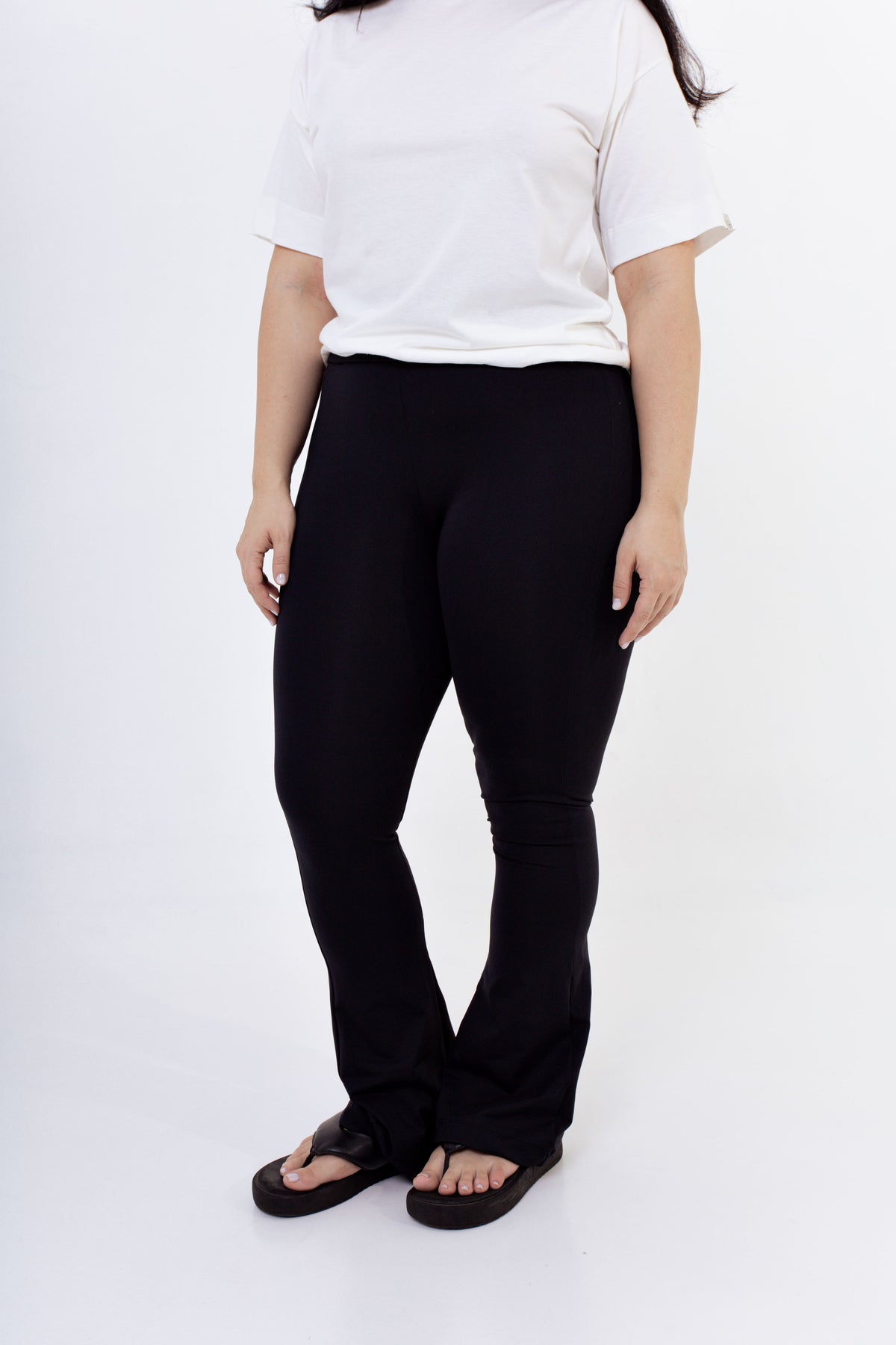 Calça Legging Flare Bailarina