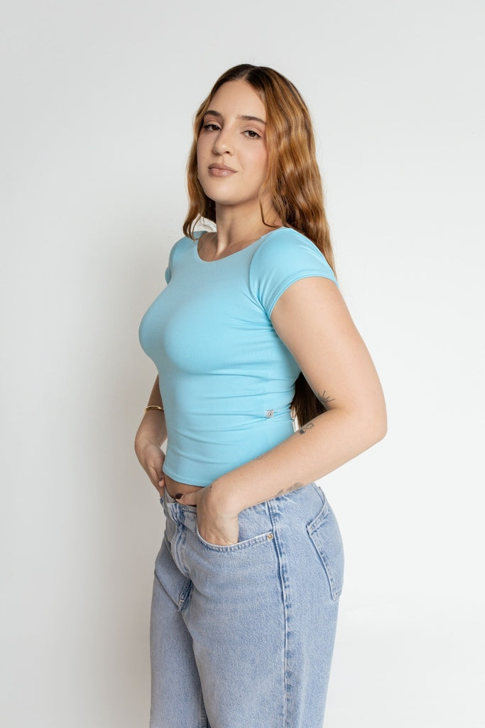 Blusa de Manga Costas Abertas (CANDY COLORS)