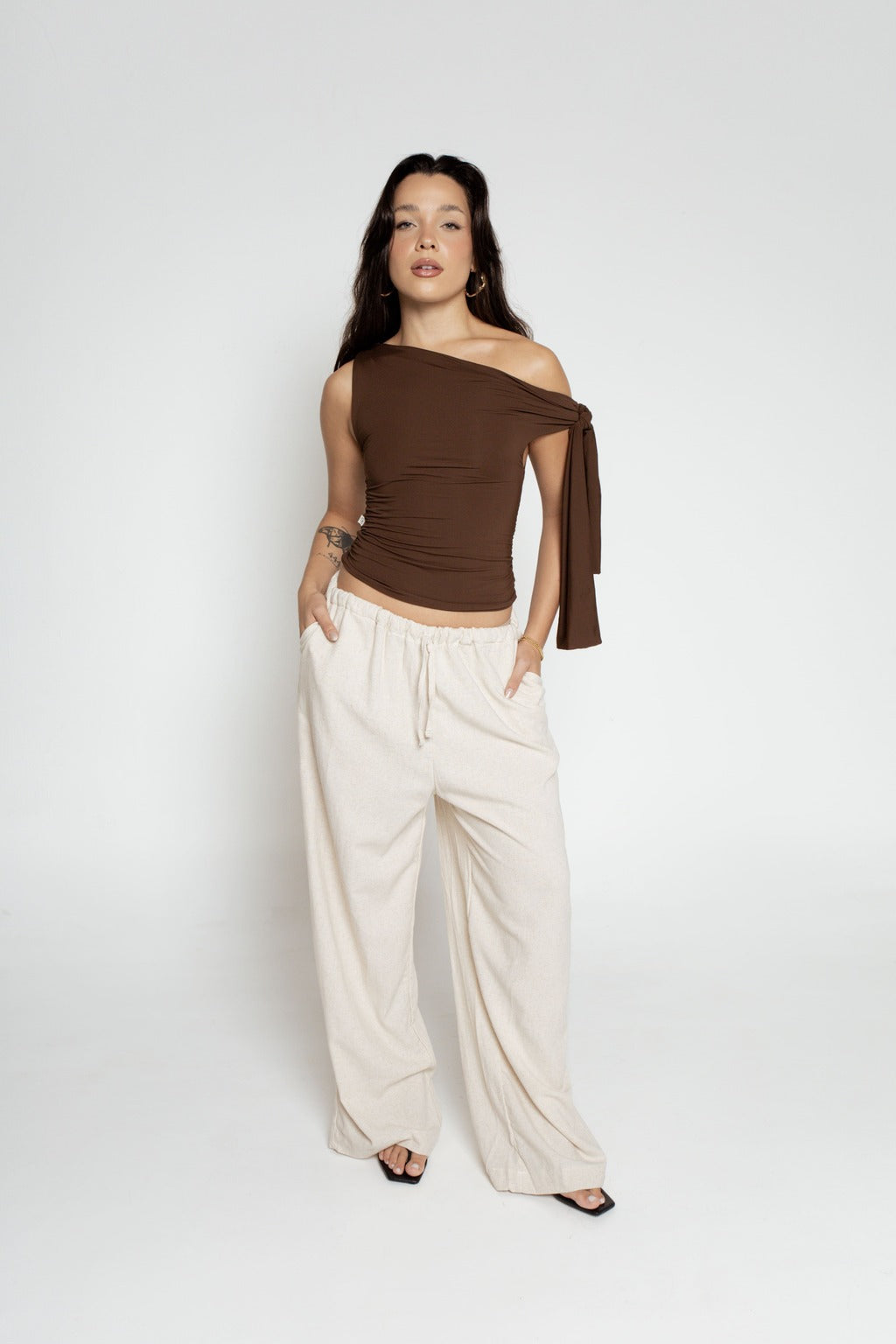 Blusa de Amarração Lateral