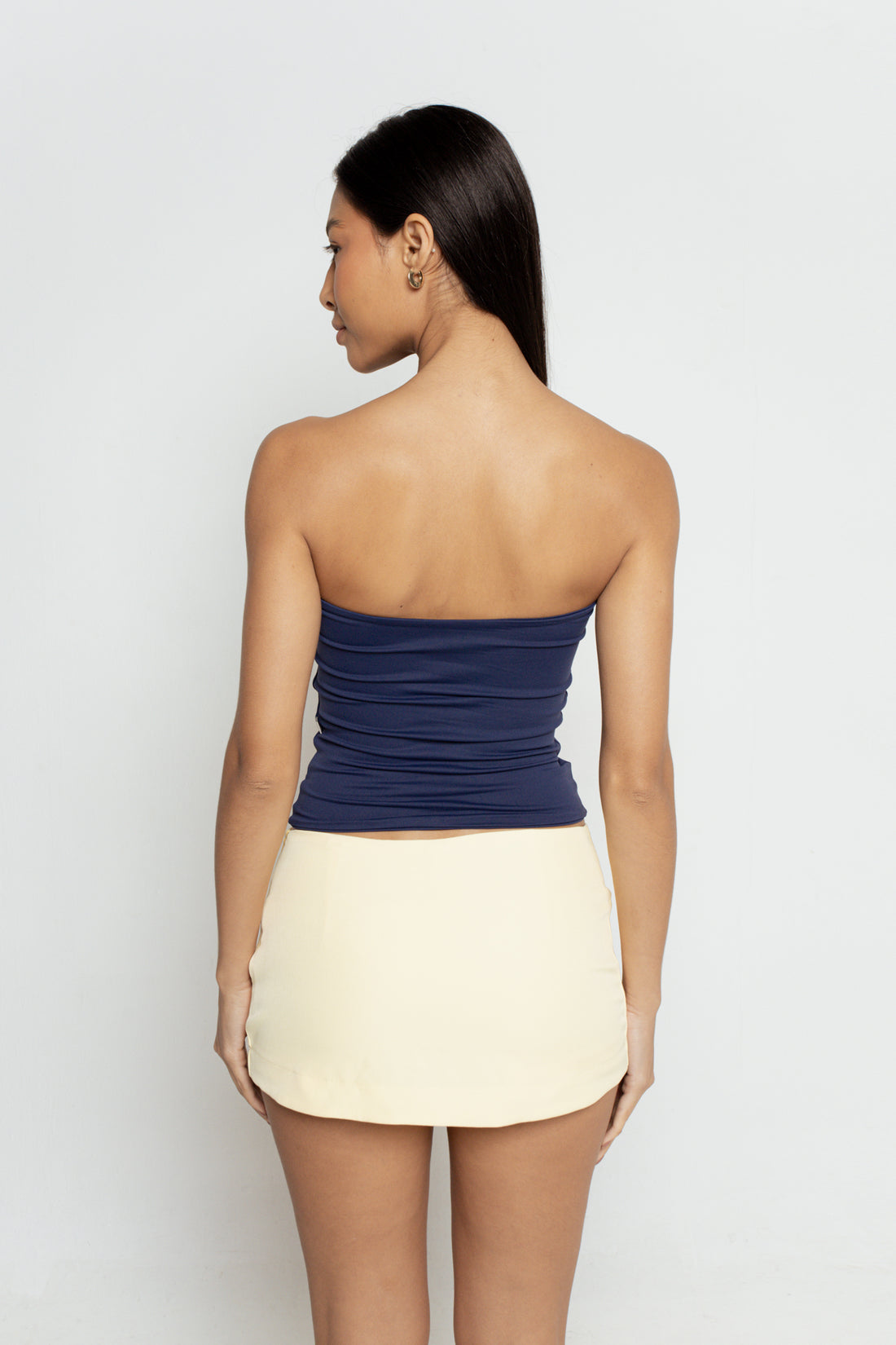 Blusa Tube Azul Marinho Brasil