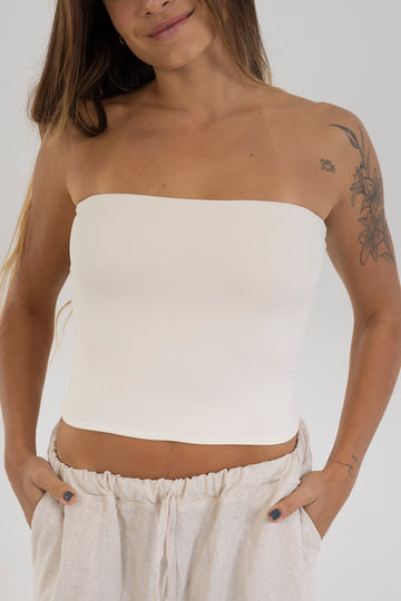 Blusa Tube de Poliamida