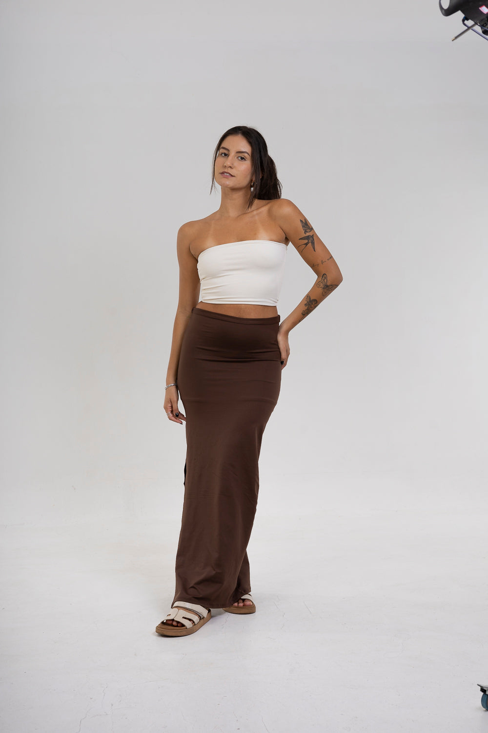 Saia Midi com Fenda