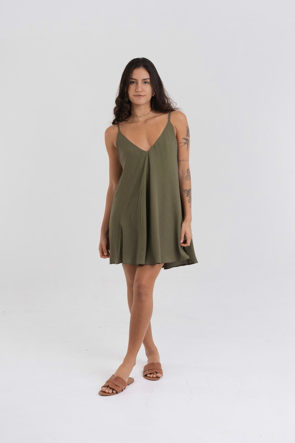 Vestido Curto Amplo