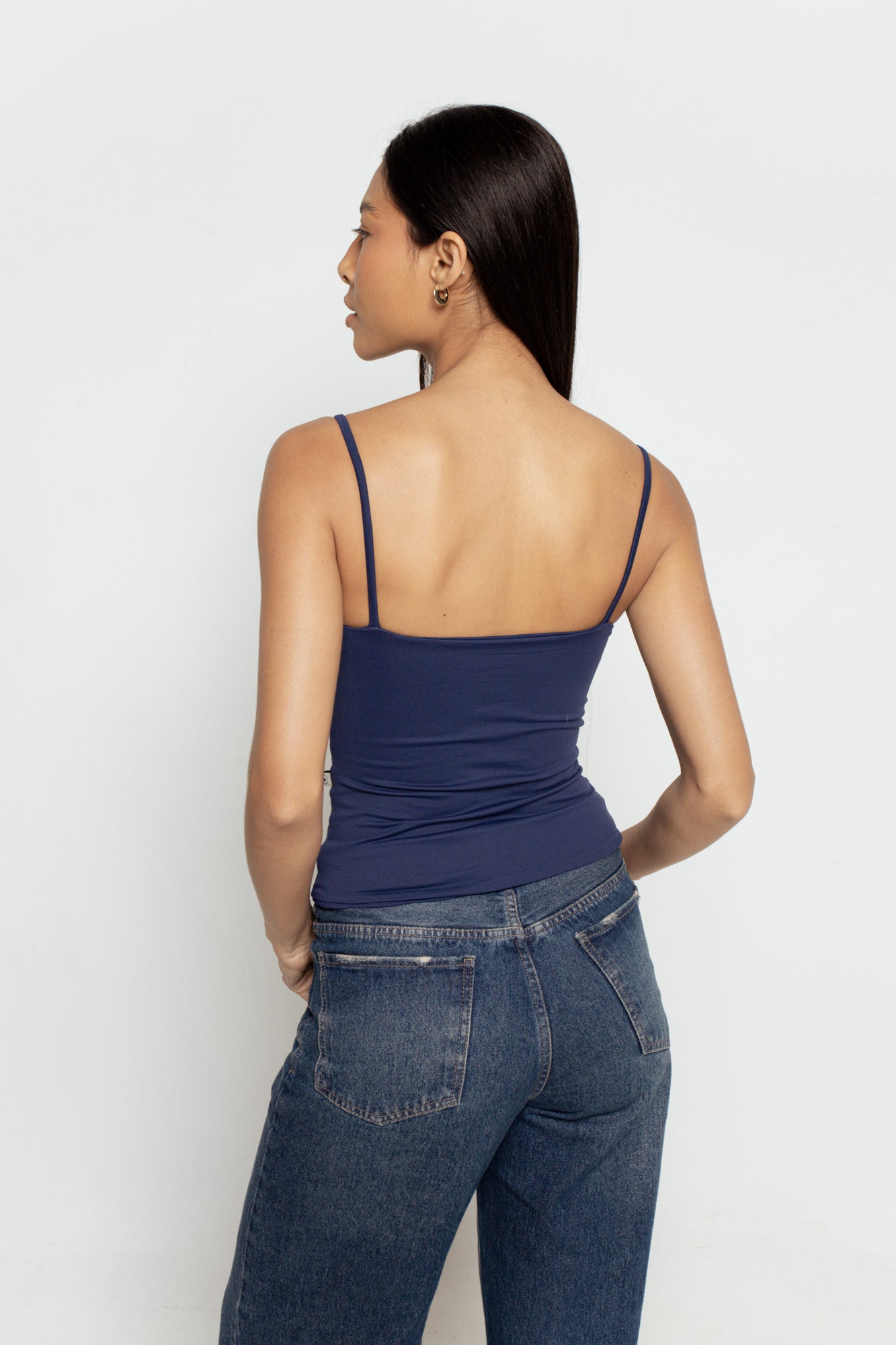 Blusa Regata Azul Marinho Brasil