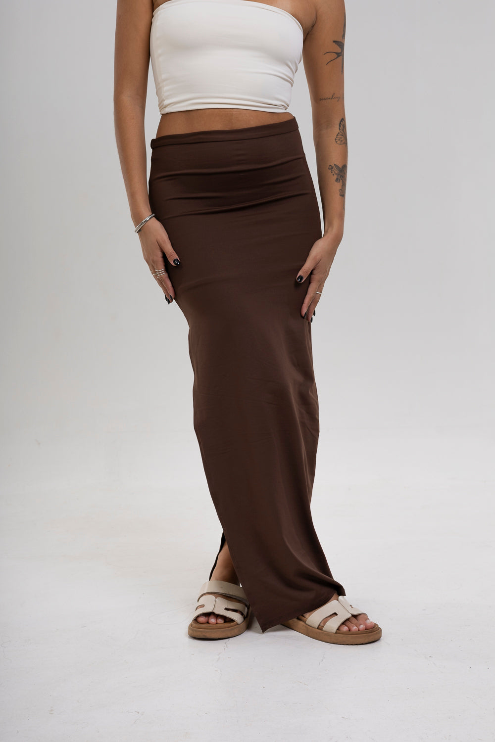 Saia Midi com Fenda