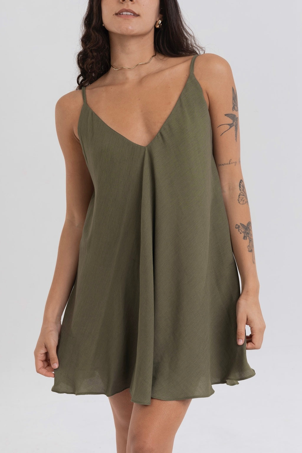 Vestido Curto Amplo