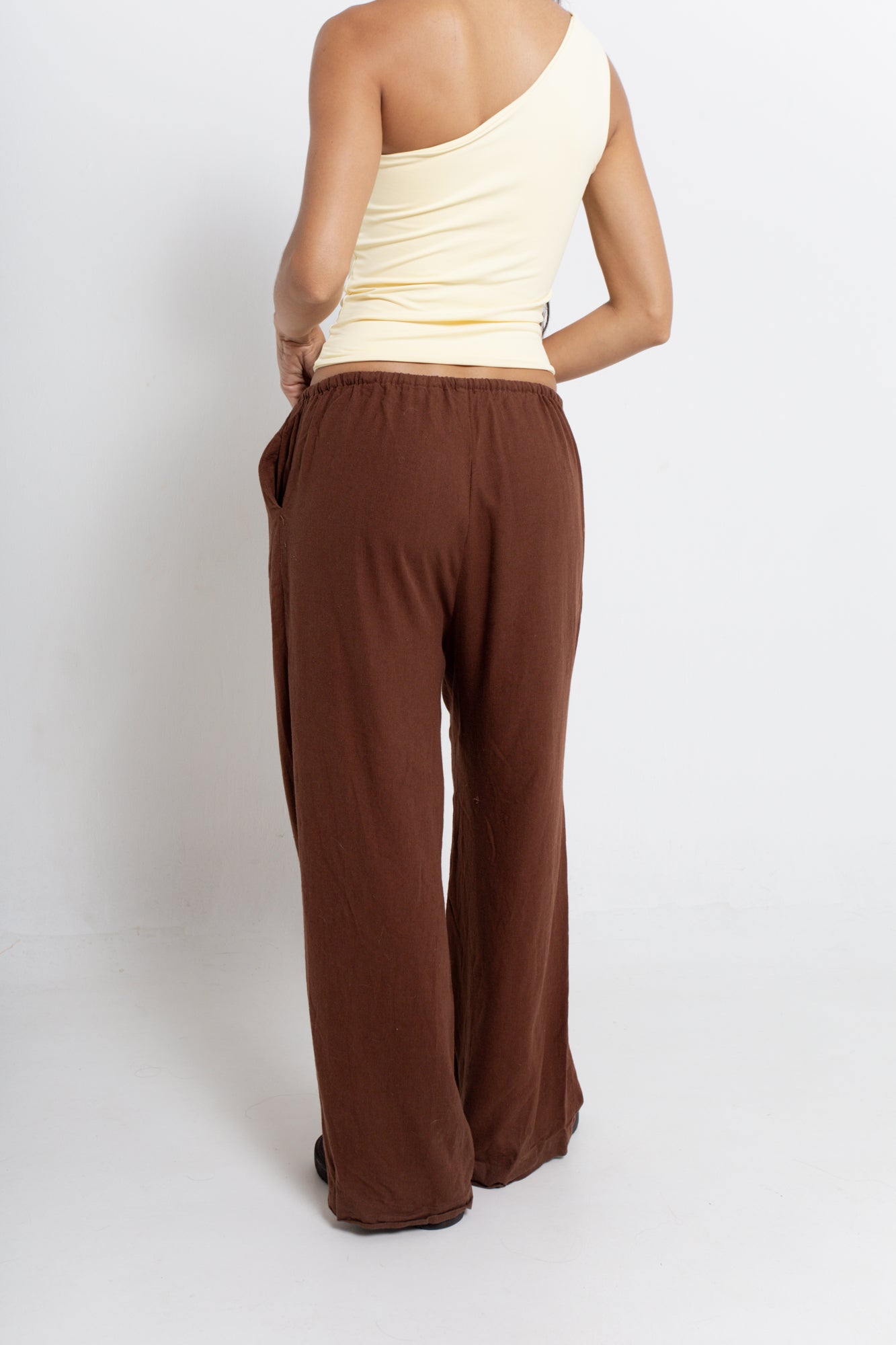 Calça Básica Linho Regulável