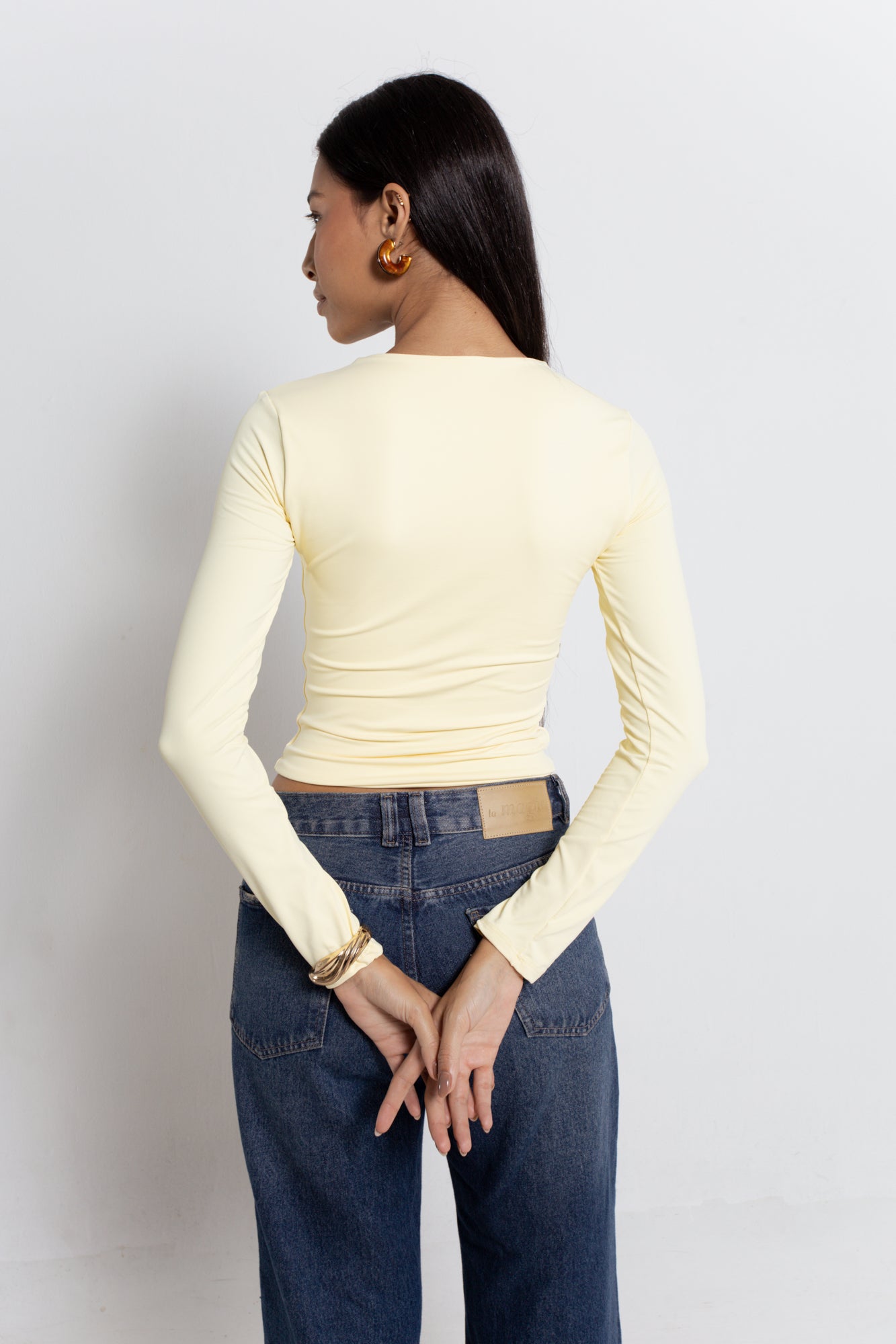 Blusa Básica de Manga Longa