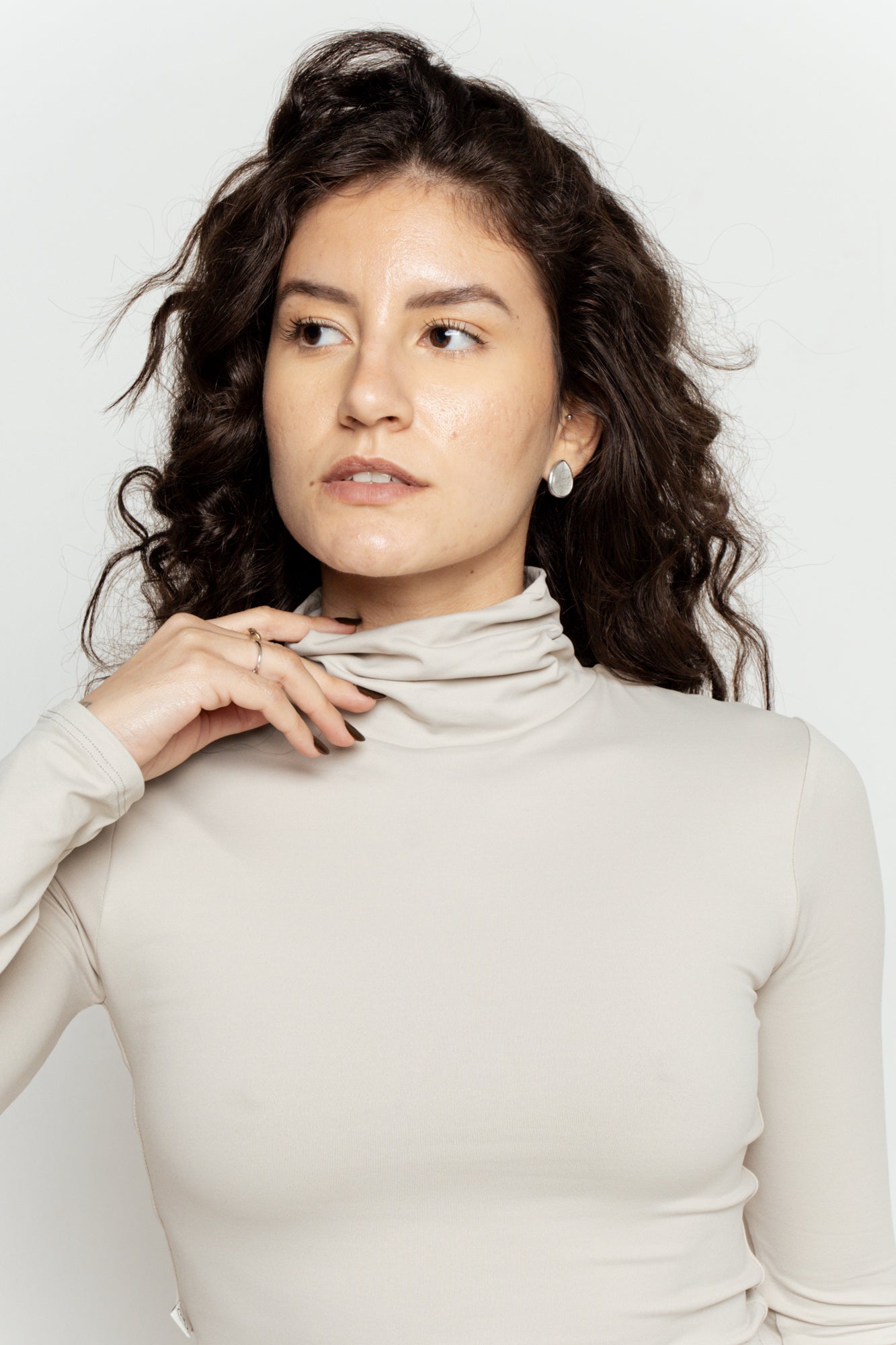 Blusa Manga Longa de Gola