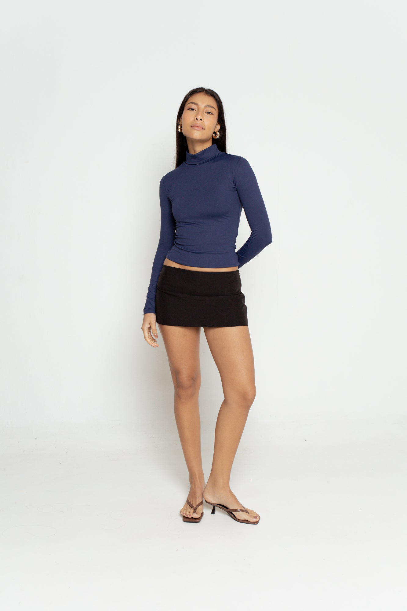 Blusa Manga Longa de Gola