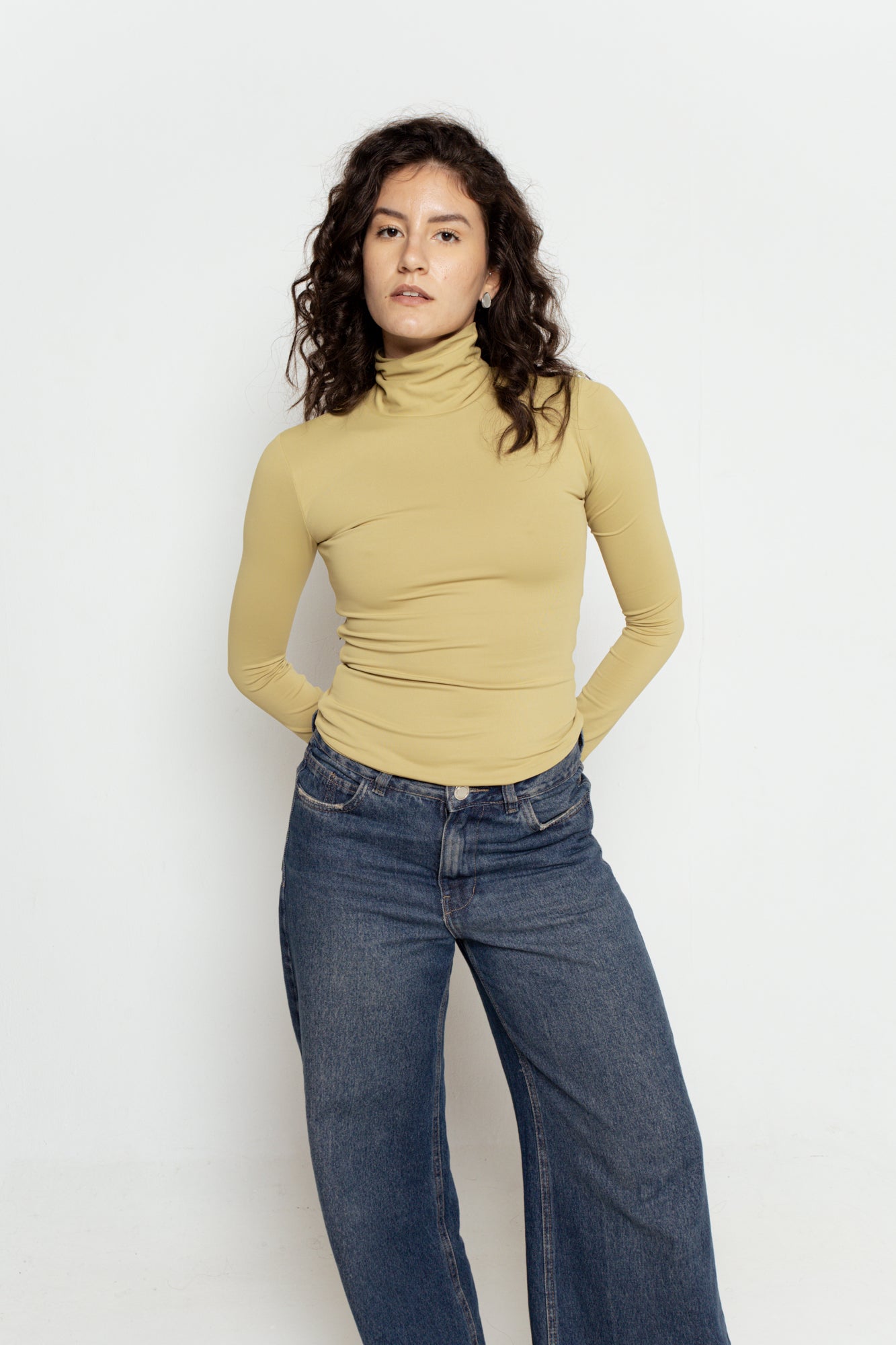 Blusa Manga Longa de Gola