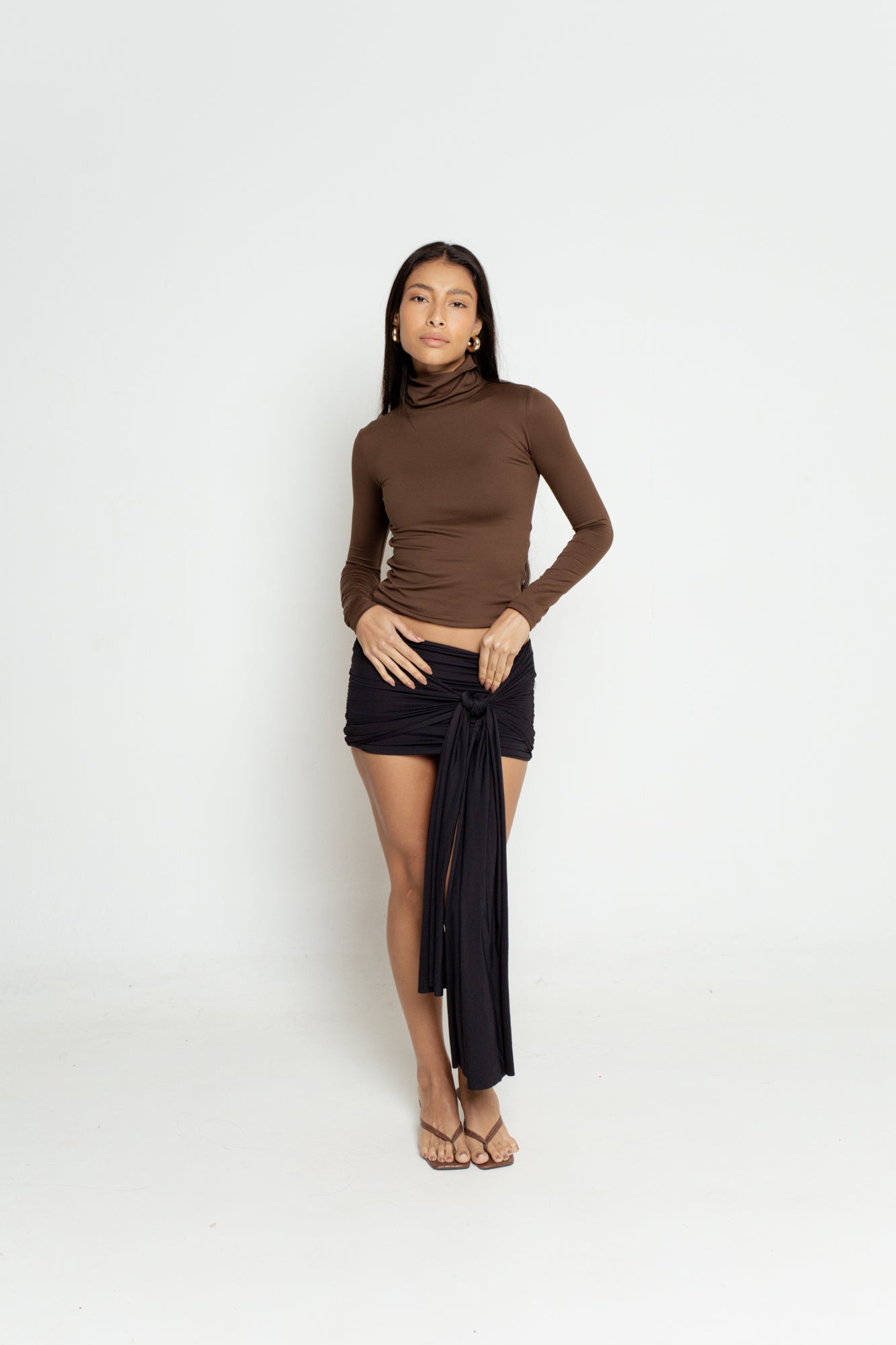 Blusa Manga Longa de Gola