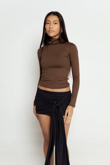 Blusa Manga Longa de Gola