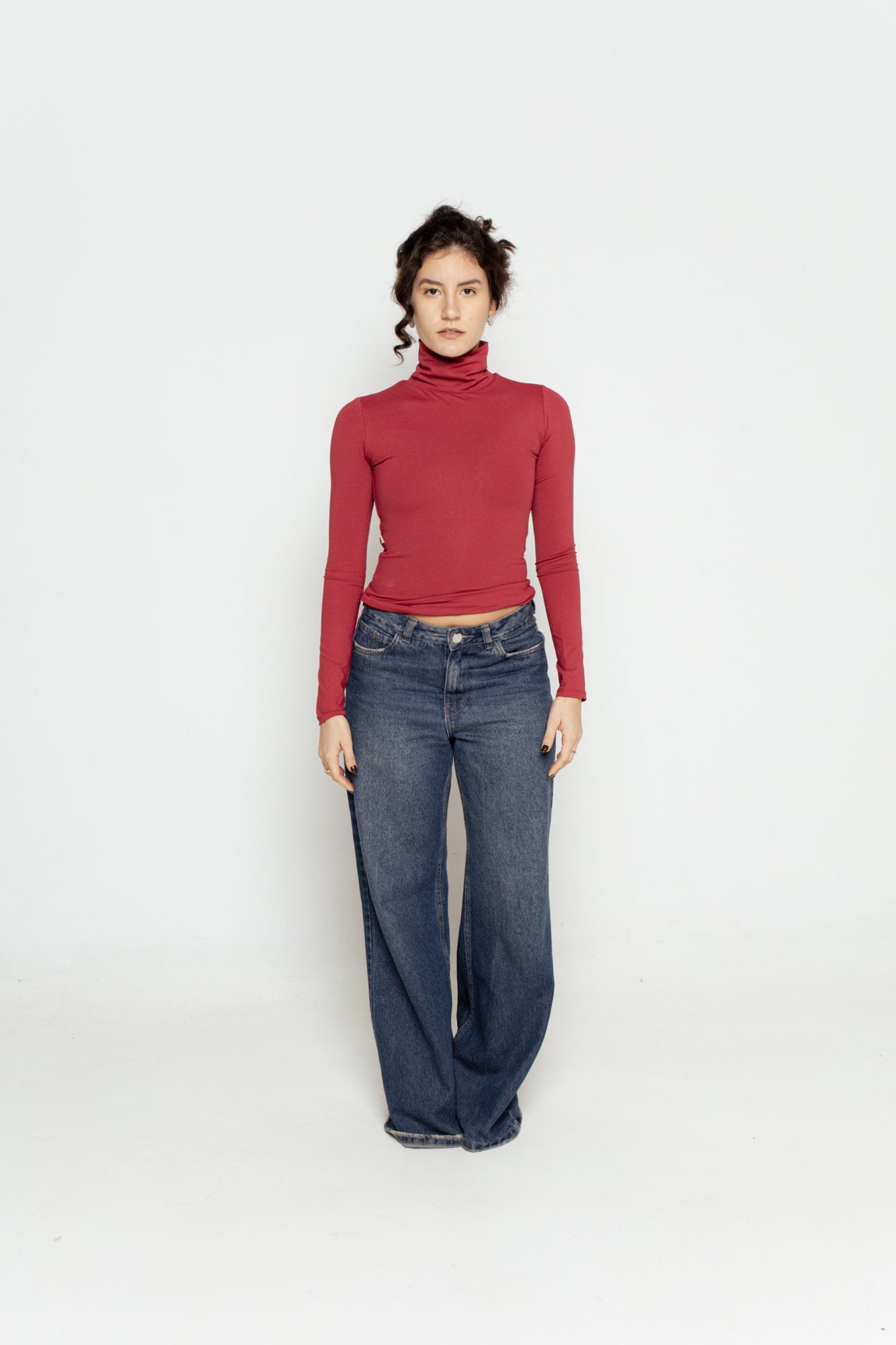 Blusa Manga Longa de Gola