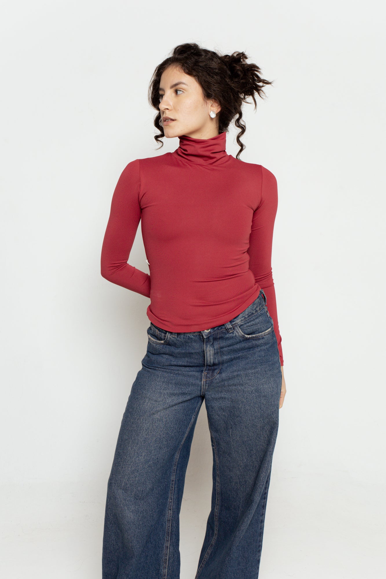 Blusa Manga Longa de Gola