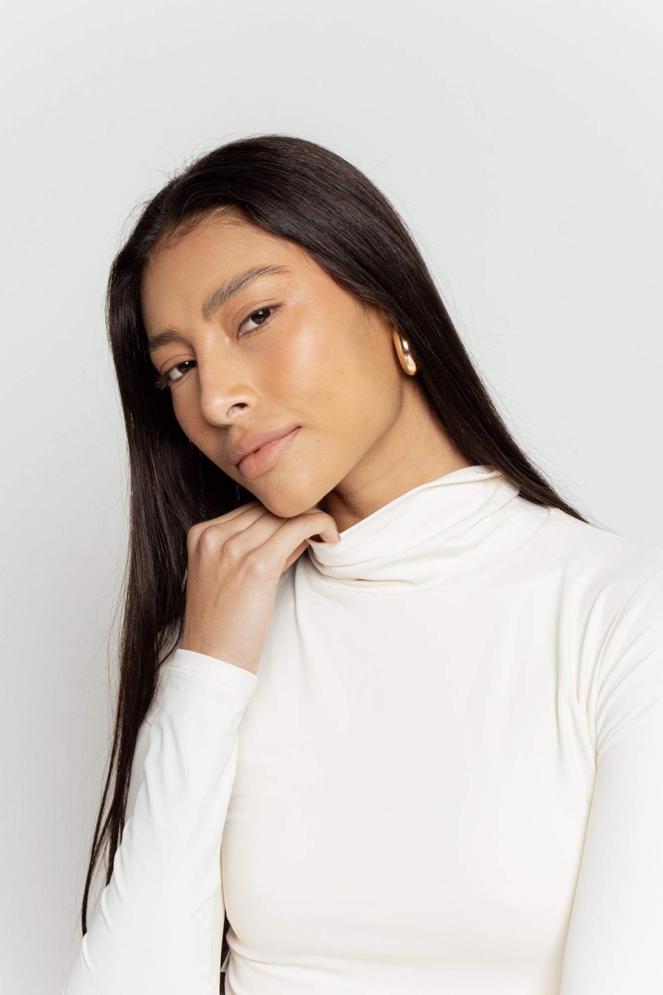 Blusa Manga Longa de Gola