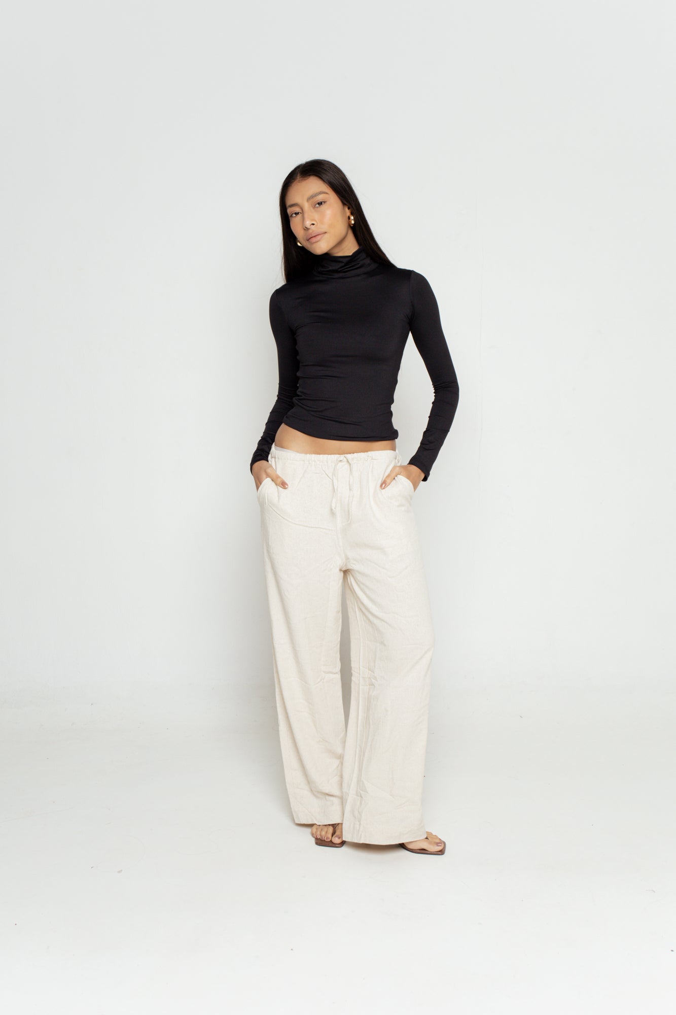 Blusa Manga Longa de Gola