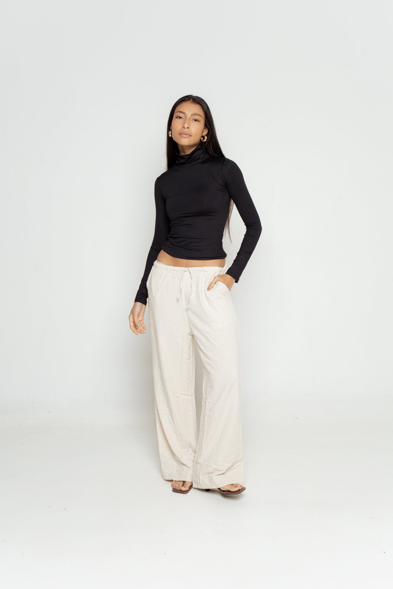 Blusa Manga Longa de Gola