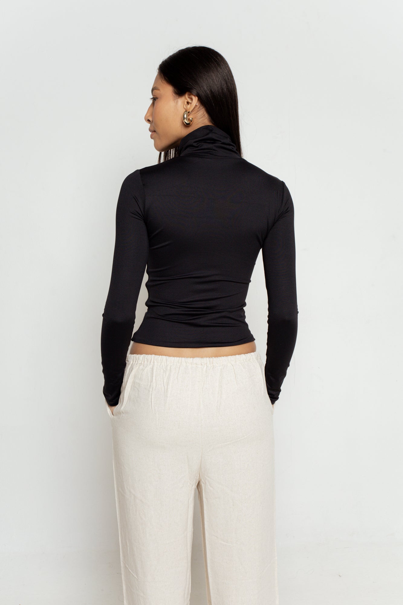 Blusa Manga Longa de Gola