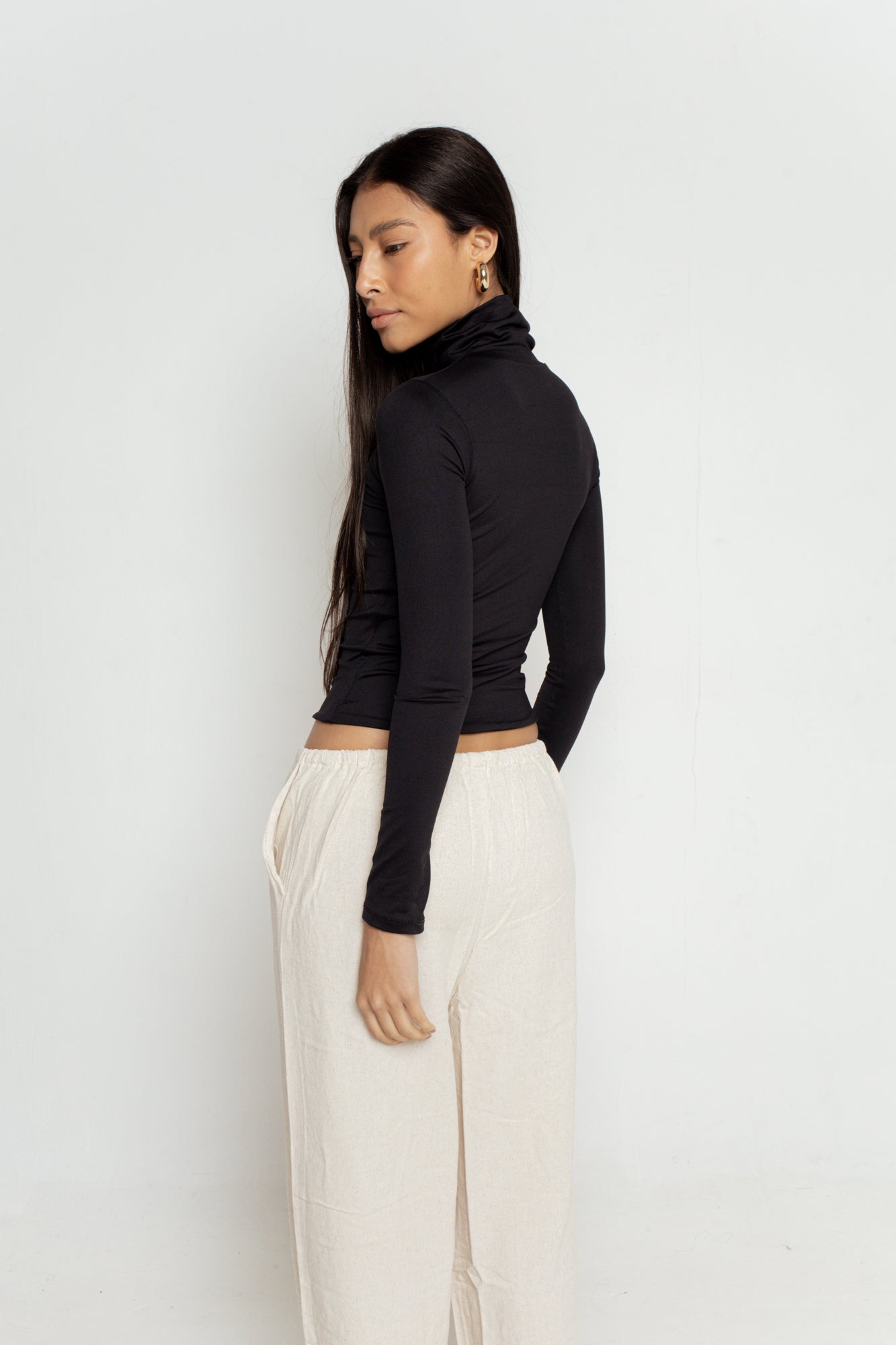 Blusa Manga Longa de Gola