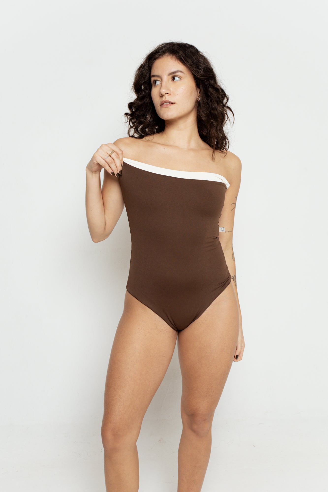 Body Tomara que Caia Bicolor