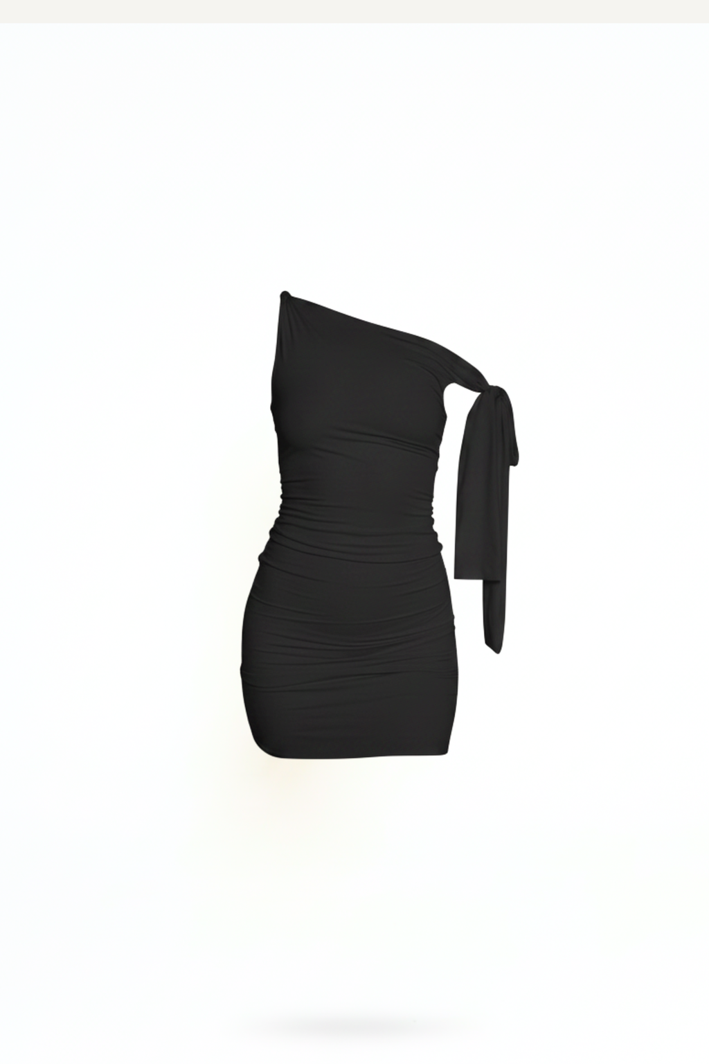 Vestido Curto Amarração Lateral