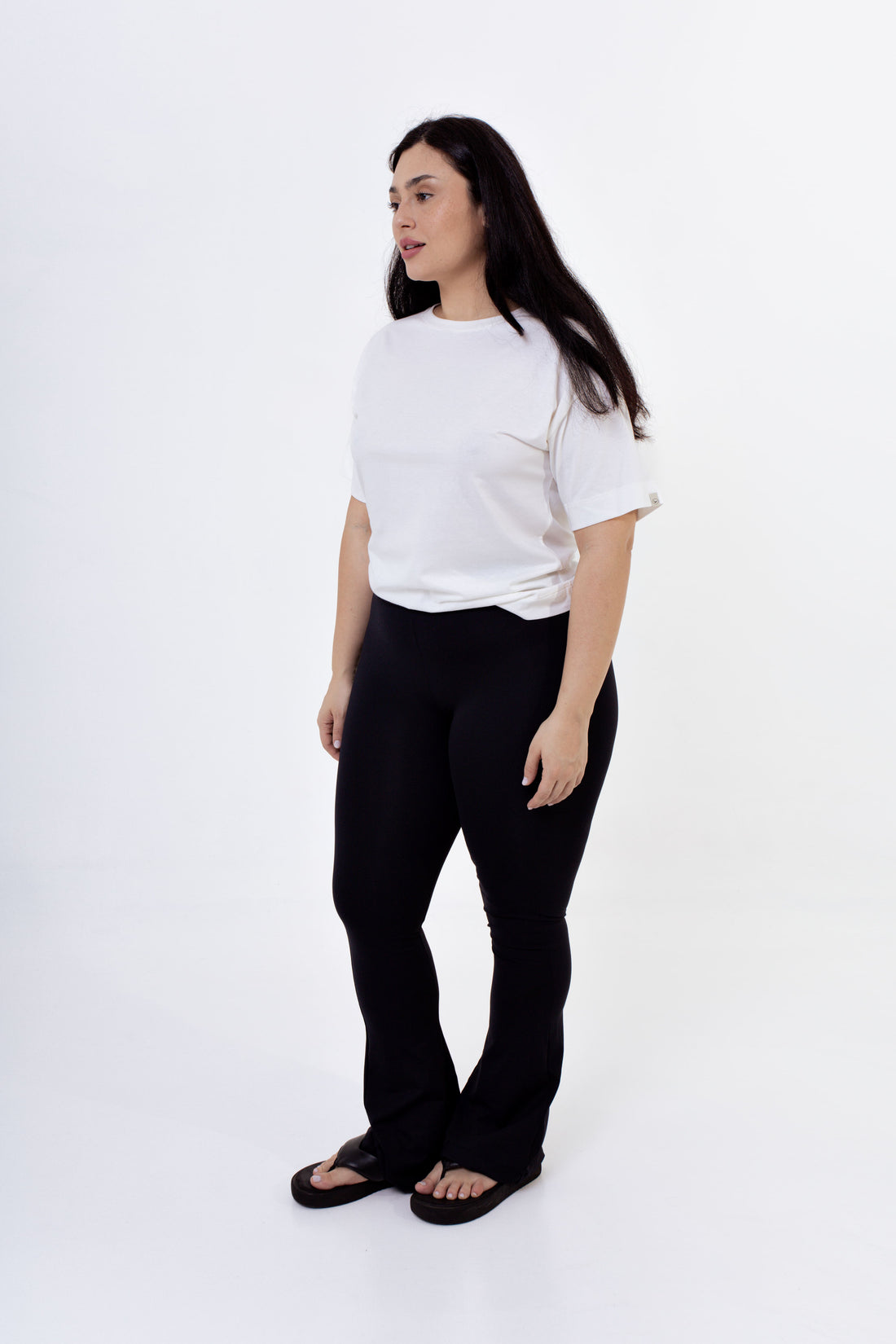 Calça Legging Flare Bailarina