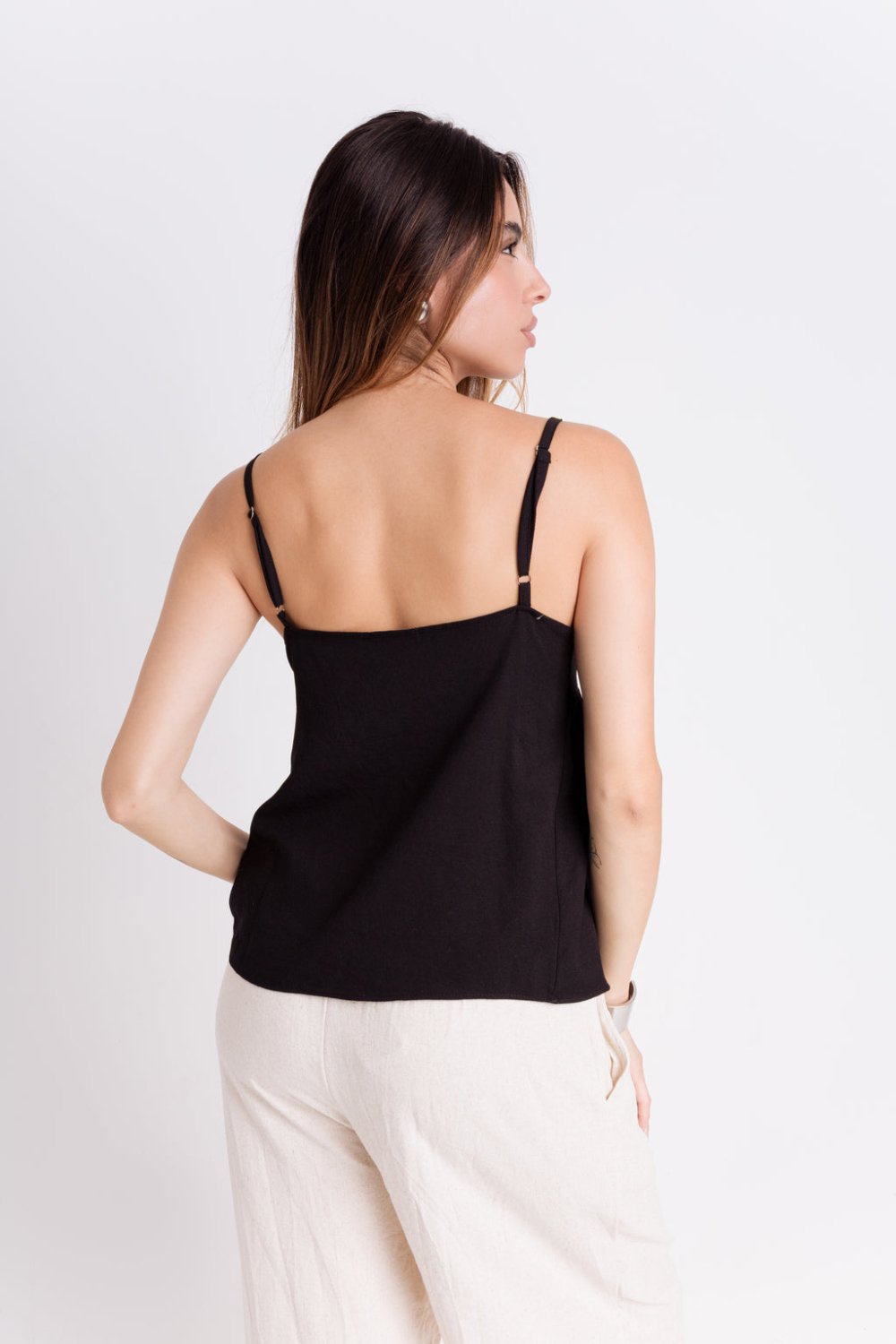 Bata Summer Decote Triângulo Viscose — LA MAGIE