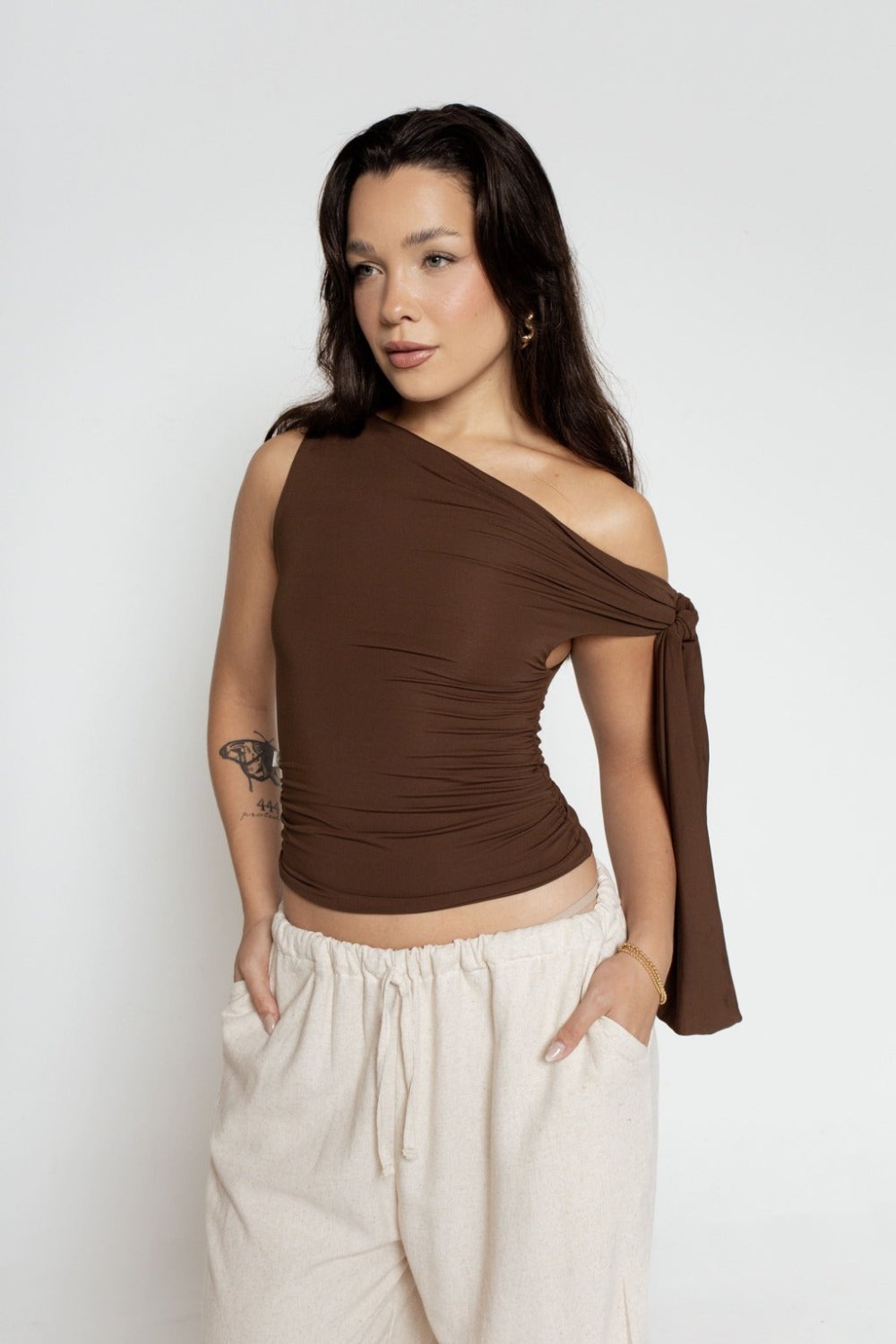 Blusa de Amarração Lateral — LA MAGIE