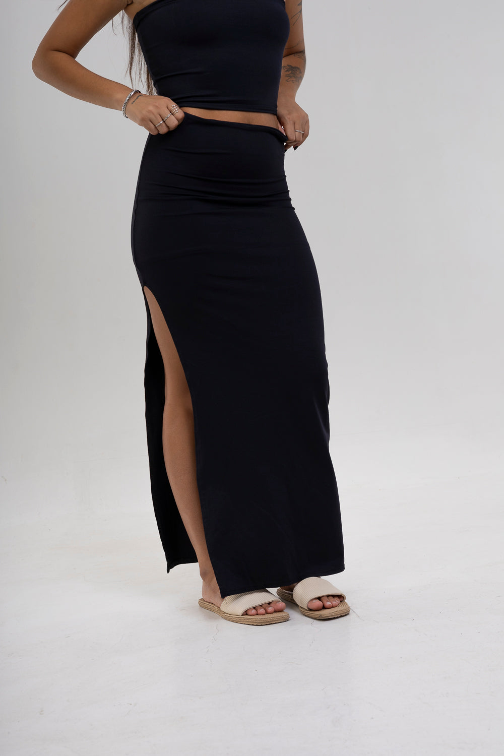Saia Midi com Fenda