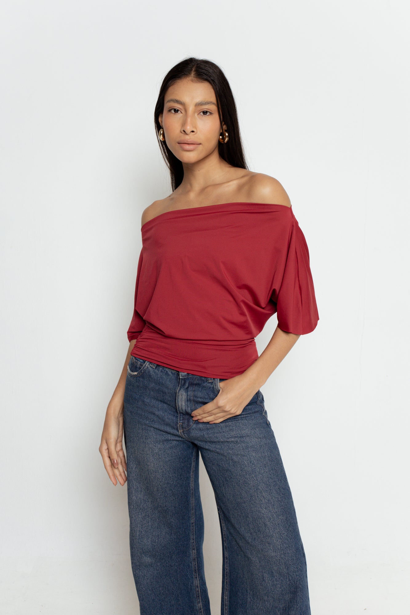 Blusa Ombro Caído