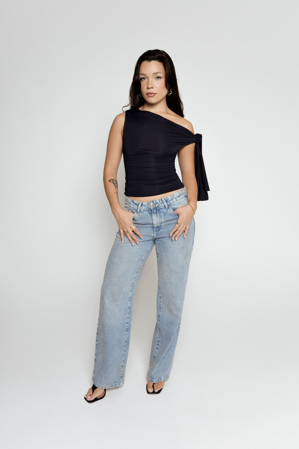 Blusa de Amarração Lateral