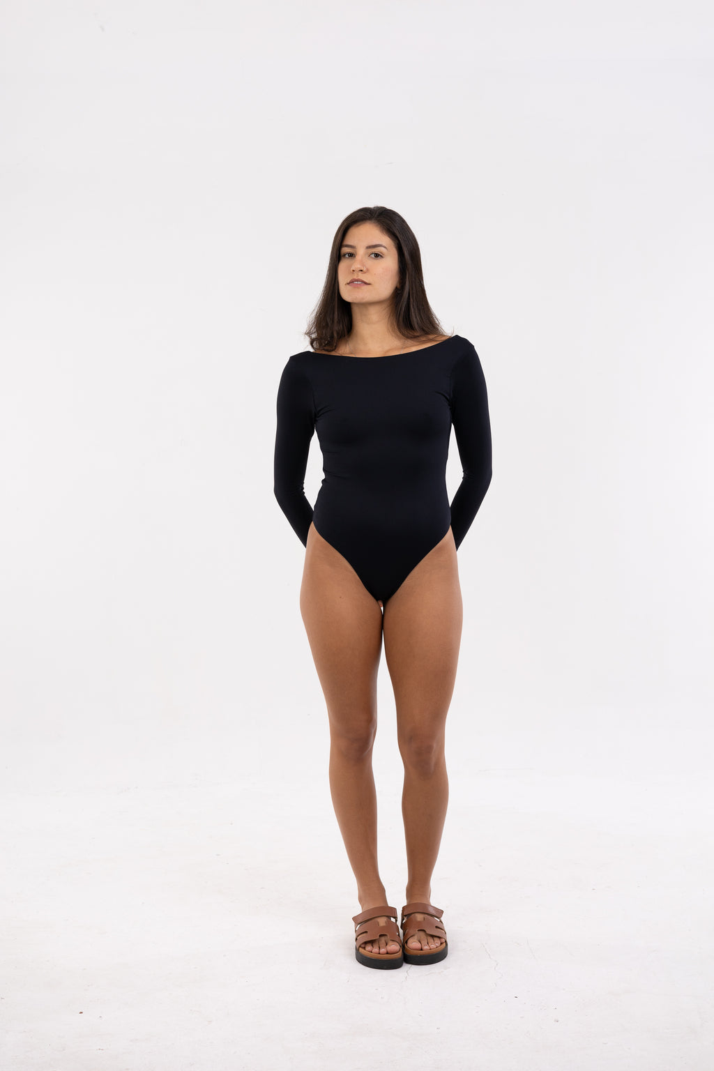 Body Básico de Manga Longa 2 em 1