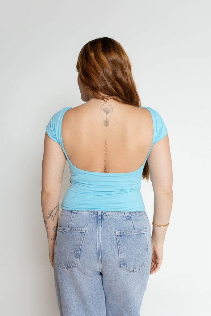 Blusa de Manga Costas Abertas (CANDY COLORS)