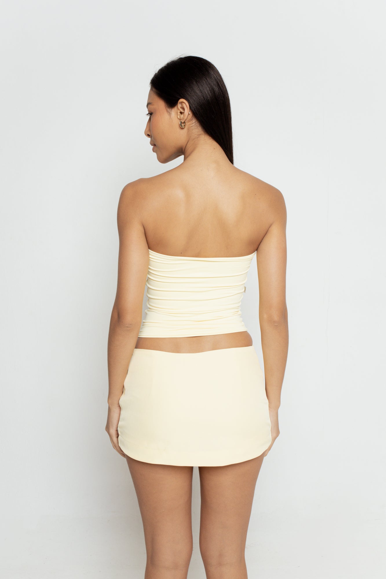 Blusa Tube Amarelo Manteiga Brasil