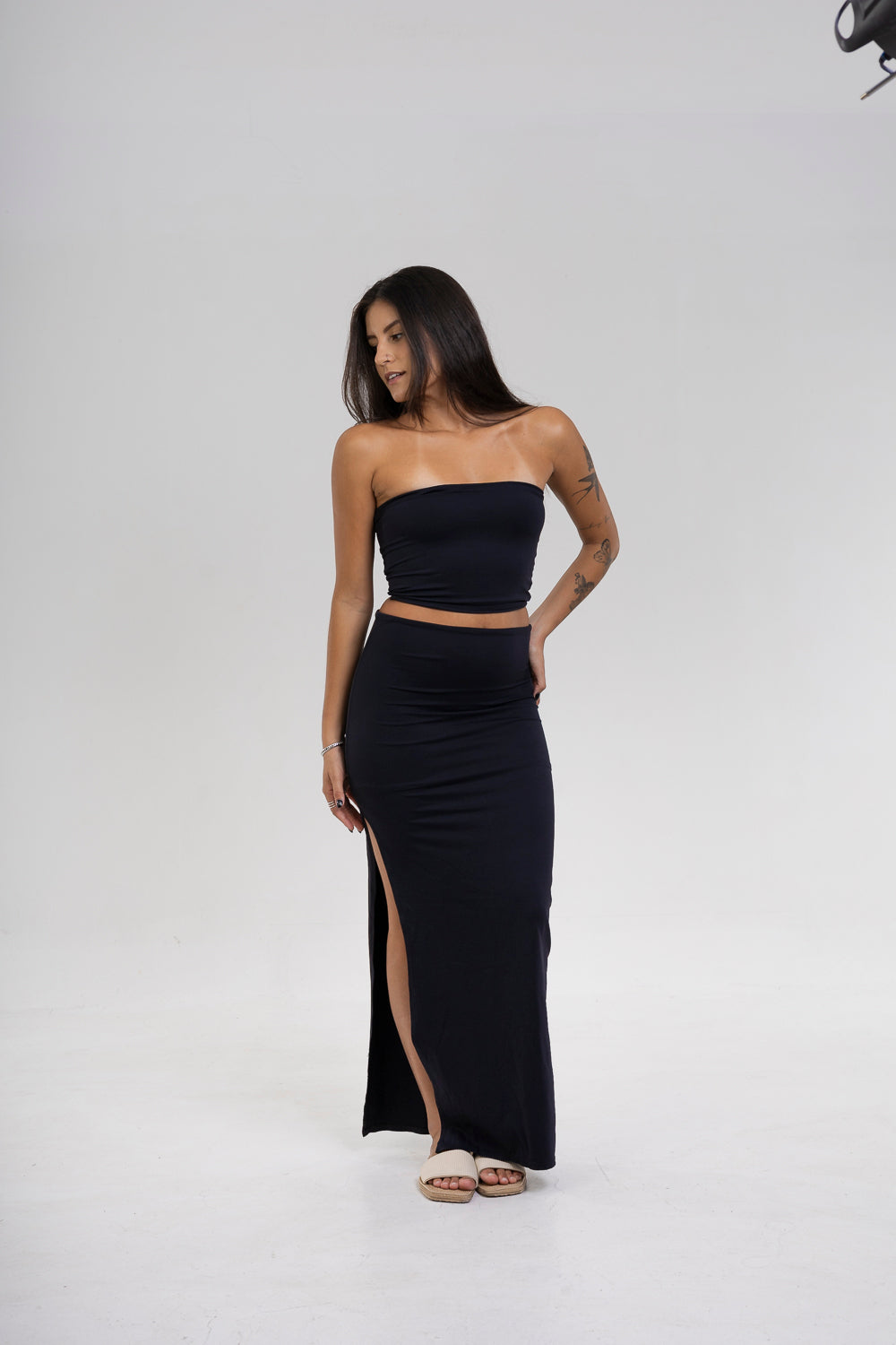 Saia Midi com Fenda