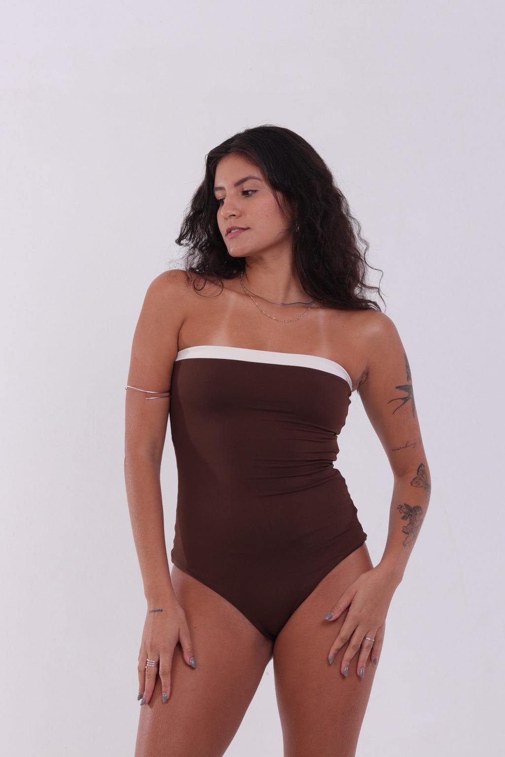 Body Tomara que Caia Bicolor