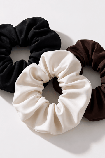 Kit 3 Scrunchies de Poliamida - Cores Sortidas — LA MAGIE