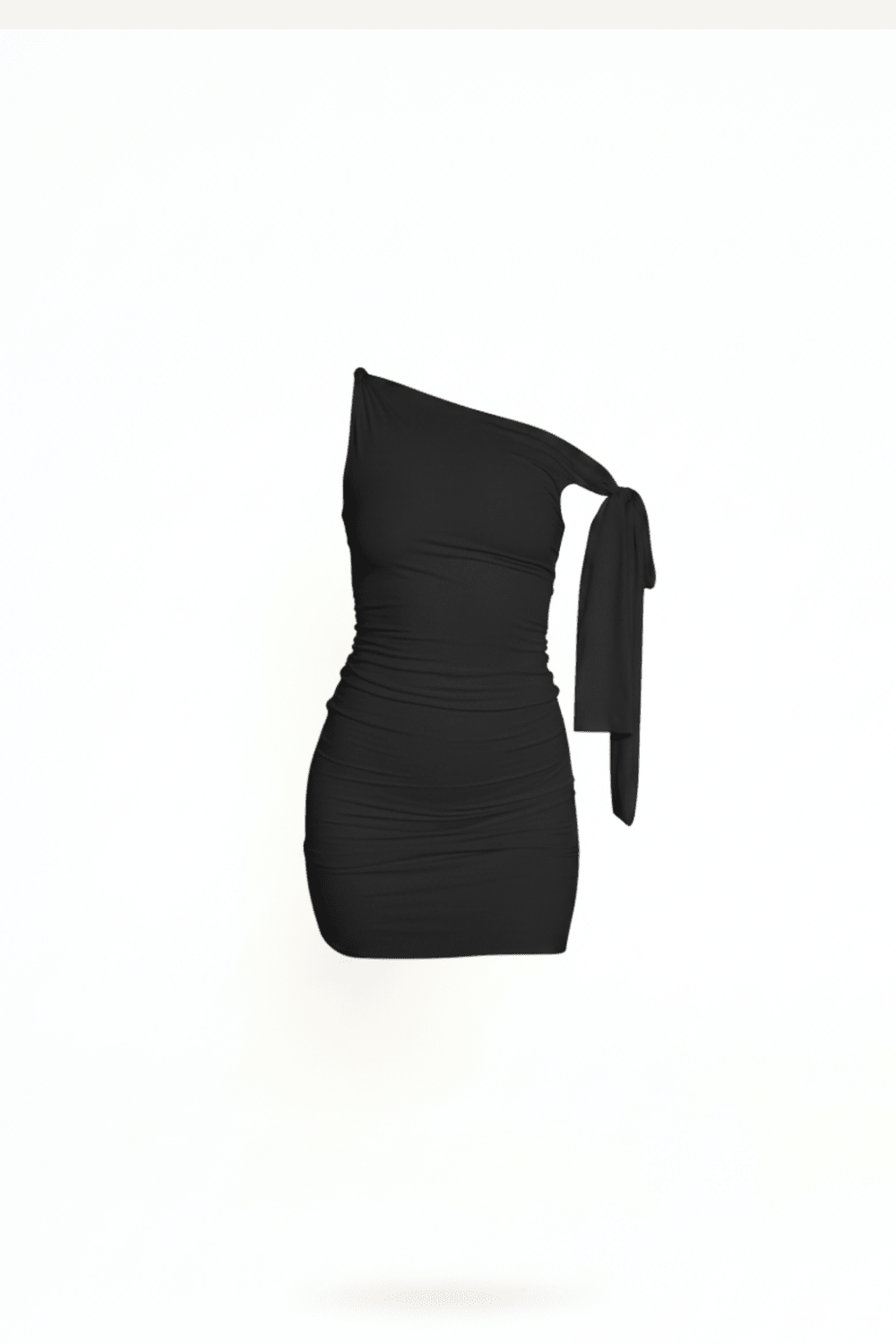 Vestido Curto Amarração Lateral — LA MAGIE
